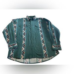 Wrangler Vintage Tribal Button Down Men’s Top